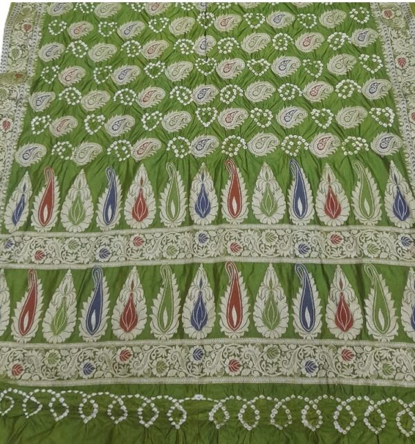 Gadhwal Bandhani Saree